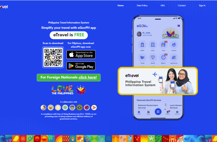 eTravel TOP画面
